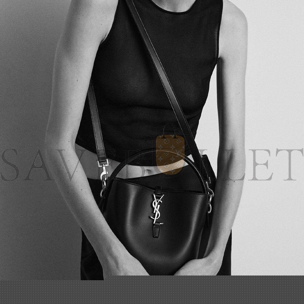 YSL LE 37 SMALL IN SHINY LEATHER 7490362R20W1000 (20*17*13cm)